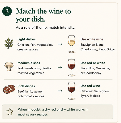 Match the wine to your dish