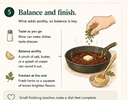 Balance and finish