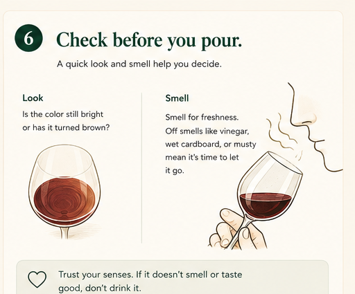Check before you pour