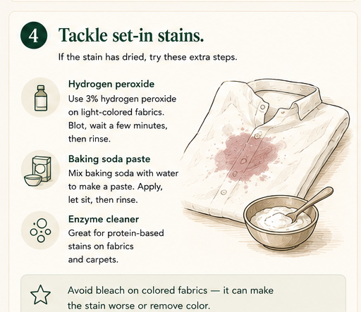 Tackle set in stains